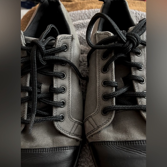 WOOBIES Men’s MOD-1 OD GREEN Canvas  Shoe Low Top Lace Up Size 6.5 Men 8 Women - Picture 9 of 10